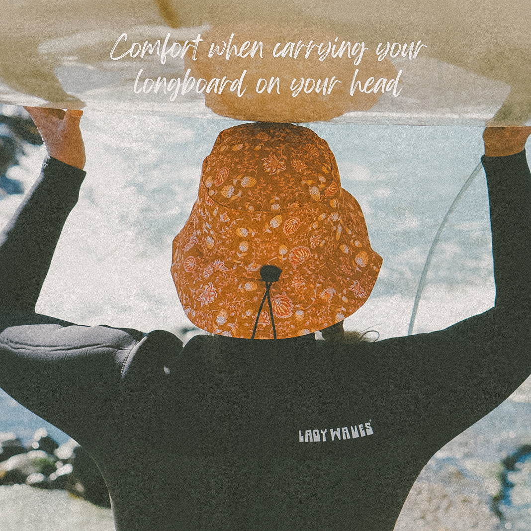 Coastal Boho - Protective Surf Hat