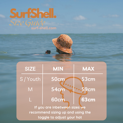 Coastal Boho - Protective Surf Hat