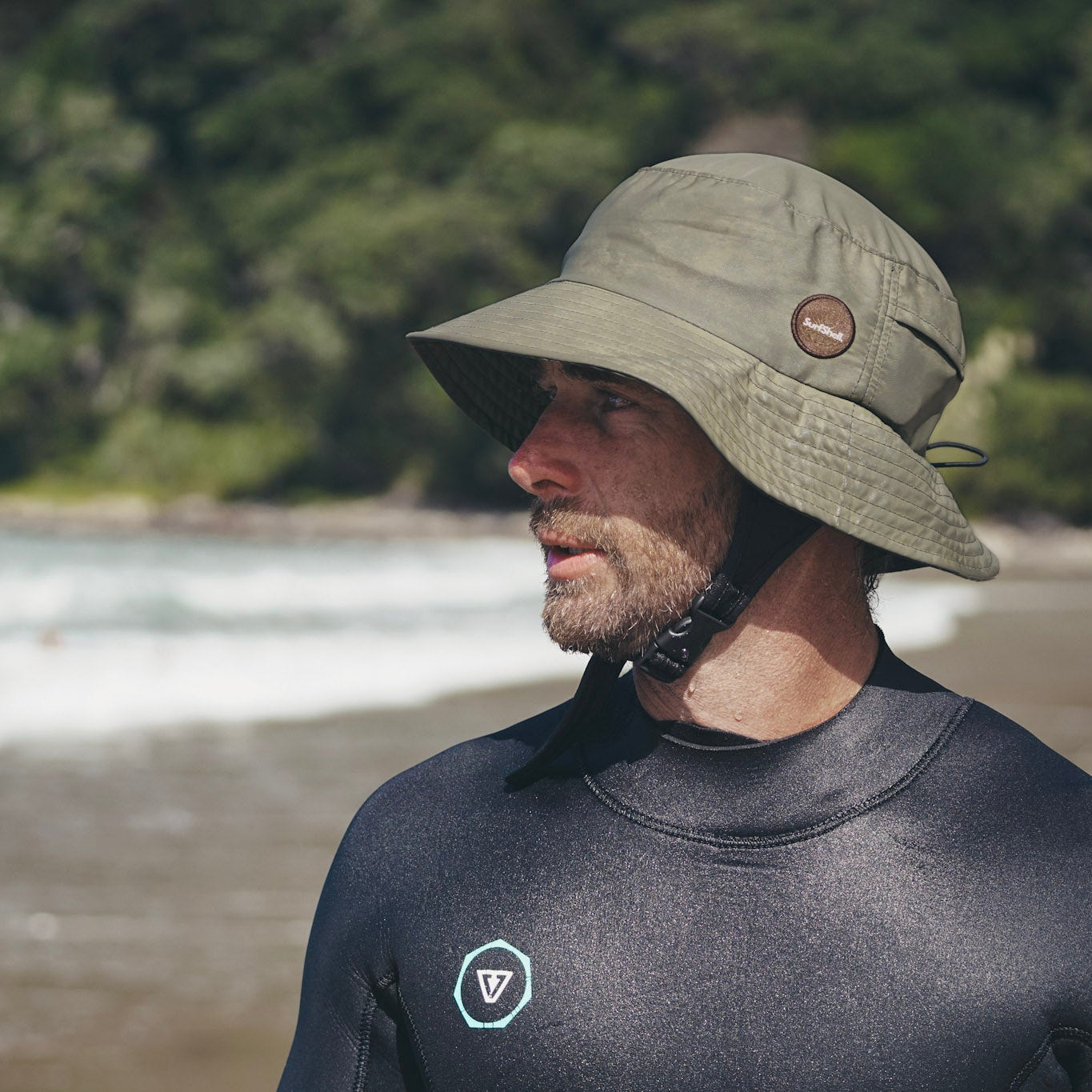 SurfShell ハードシェル サーフハット 帽子 Seafoam Breeze - Protective Surf Hat – SurfShell